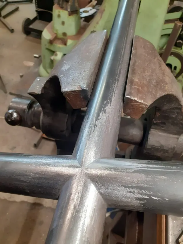 detail konstrukce trubky