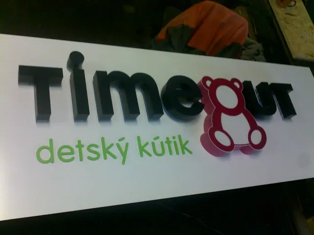 Timeout detsky koutek reklama