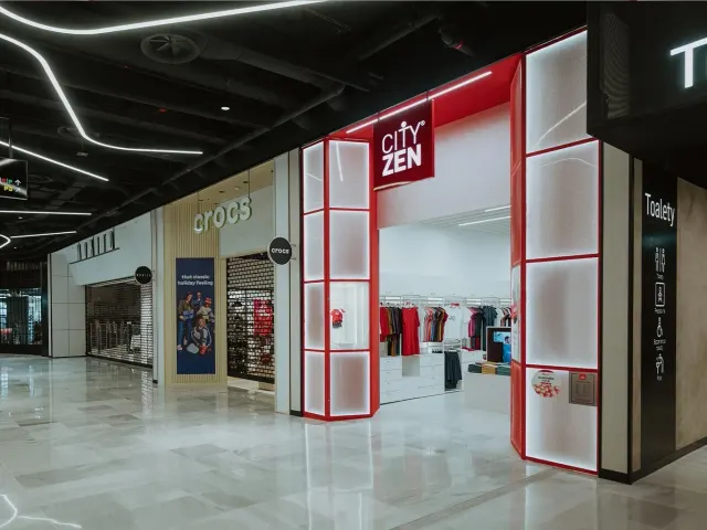 Vstupní portál City Zen – Westfield Chodov