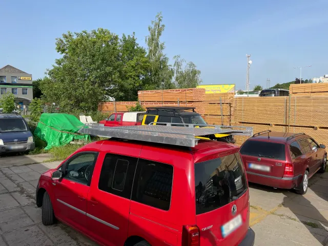 Vyroba strechoveho nosice vw caddy
